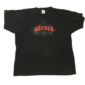 Medieval Times Black Graphic Wench T-Shirt LG 100% Cotton Rennaisance Fair